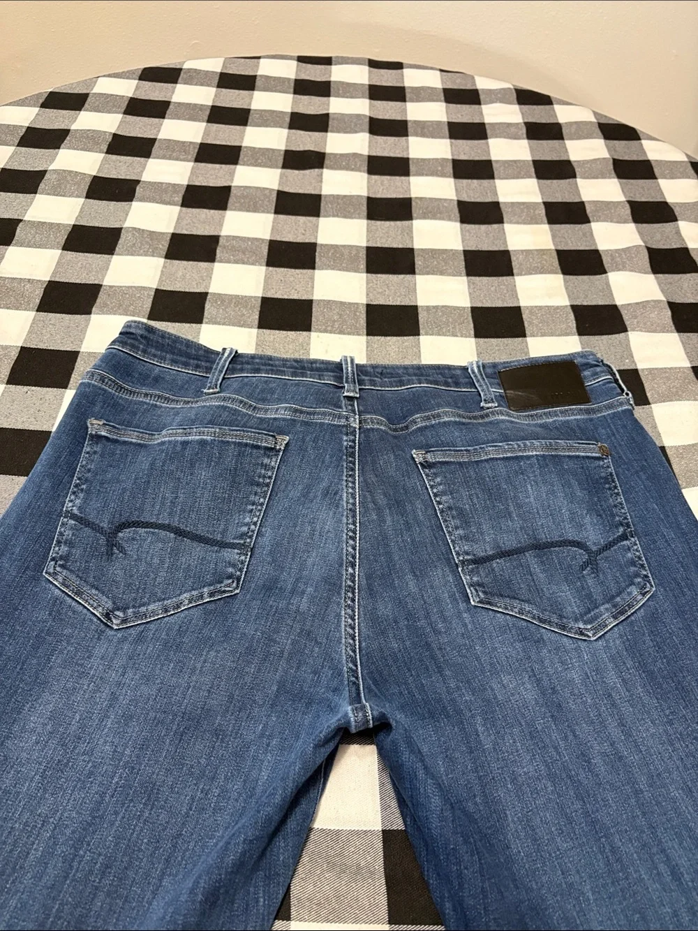 Mavi Jeans Matt Relaxed Straight Leg Men's Size 38 x 34 Long Tall Stretch Dark